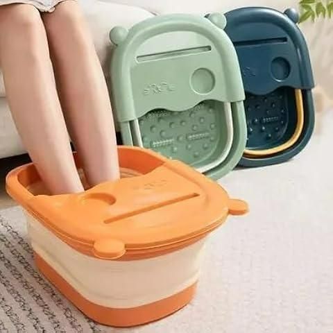 Foldable Foot Soaking Massager Tub