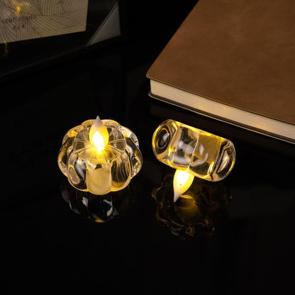 2 Pcs Led Pumpkin Lanterns