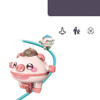 Tightrope Walking Tumbler Pig Walking Tightrope for Children