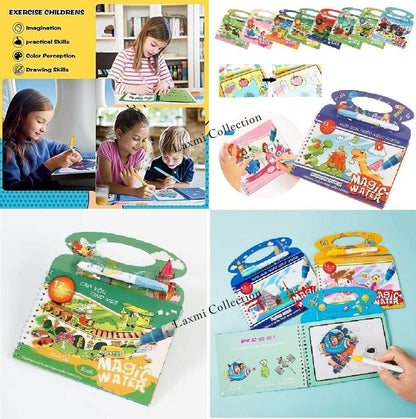 Quick Dry Water Coloring Book Doodle with Magic Pen