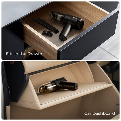 9000Pa Turbo Suction Cleaner | Cordless & Compact Design | Dual Function for Car, Home, office  & More